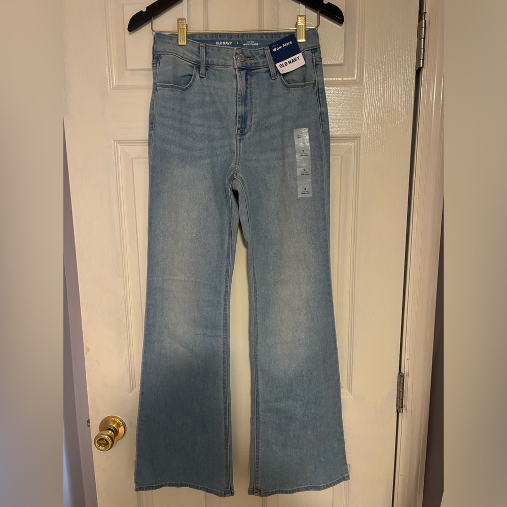 Old Navy High Rise Wow Flare Jeans